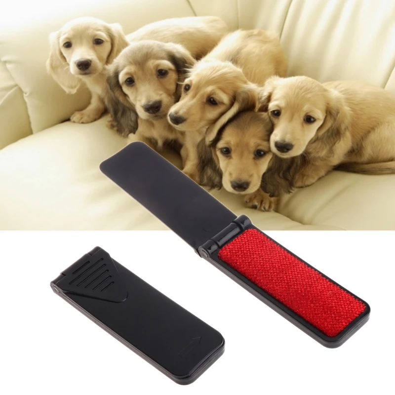 Clothes Sofa Clean Accessories Foldable Lint Remover Brush Velour Surface for Pet Hair Clothes Dust Lint Pet Grooming Dropship