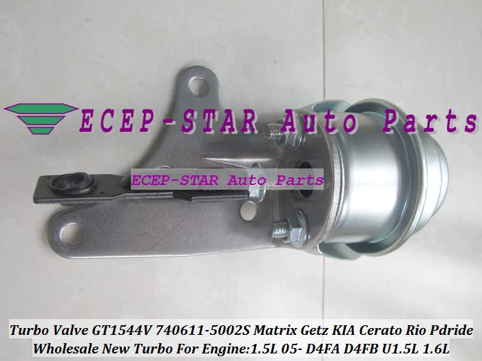 

Приводной клапан турбонаддува GT1544V 740611 782403 740611 -5002S 28201-2A400 Для HYUNDAI Matrix Getz Cerato Rio D4FA D4FB 1.5L