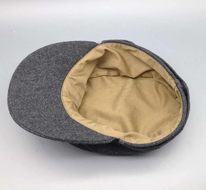 WWII WW2 GERMAN MILITARY ARMY EM PANZER M43 M1943 FIELD WOOL CAP GREY IN SIZES