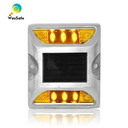 Flash Mode wholesale price deck dock light aluminum housing solar powered road stud reflector