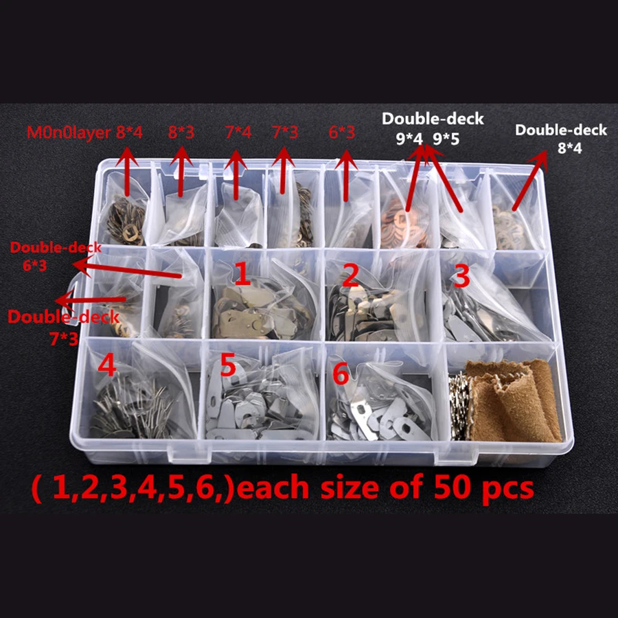 1 box of hair scissor parts Scissors Repair kits accessories including Leaf spring /keys for scissors screw/wiping cloth