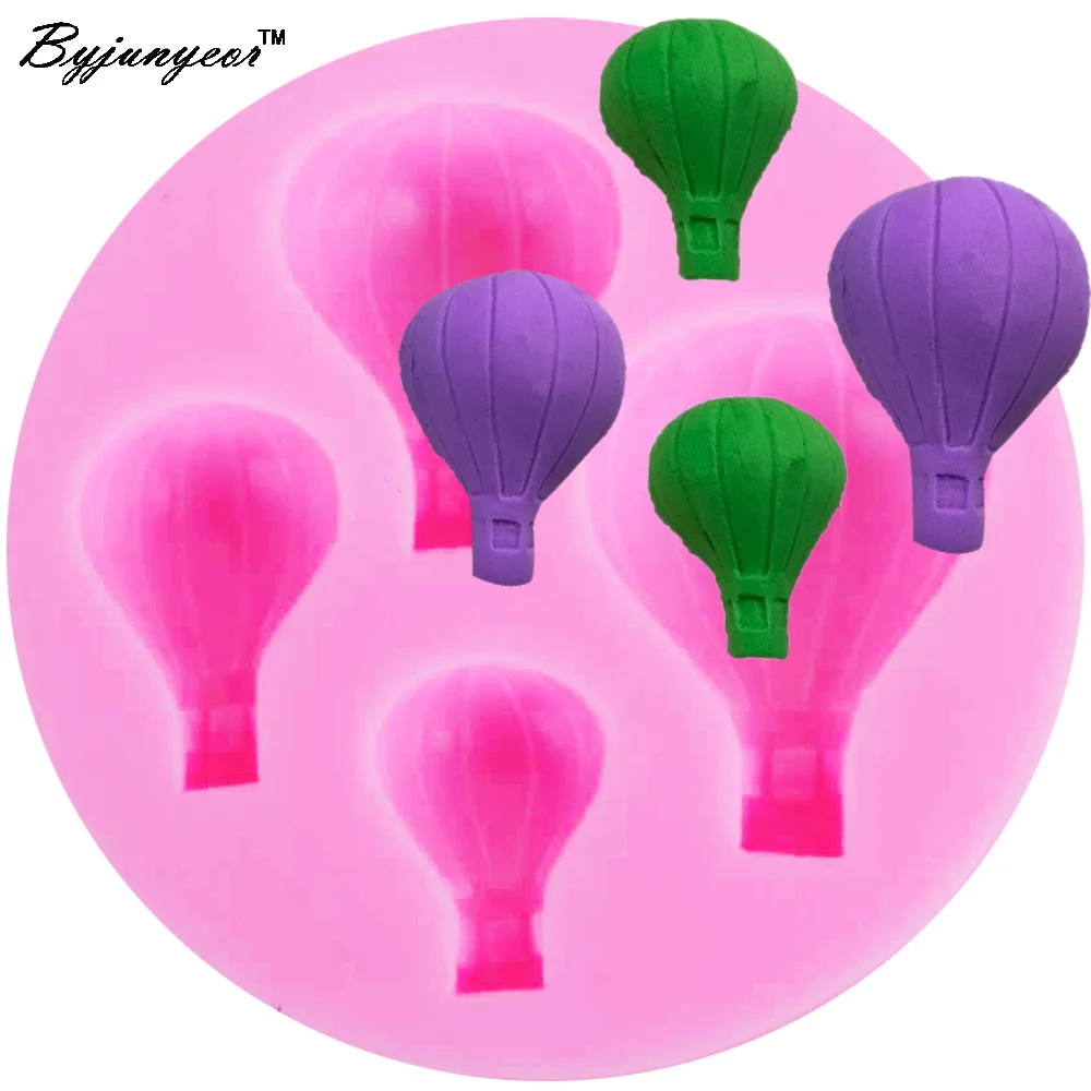 Byjunyeor M659 Hot Air Balloon Epoxy UV Resin Silicone Mold Chocolate Fudge Cake Decorating Tools SHIRLEYHOMEDIY