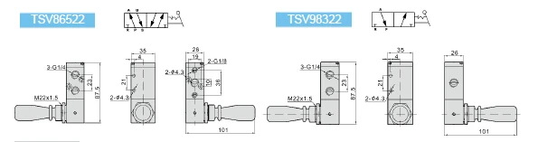 High quality hand-Pull valve manual valve SHAKO port 1/4