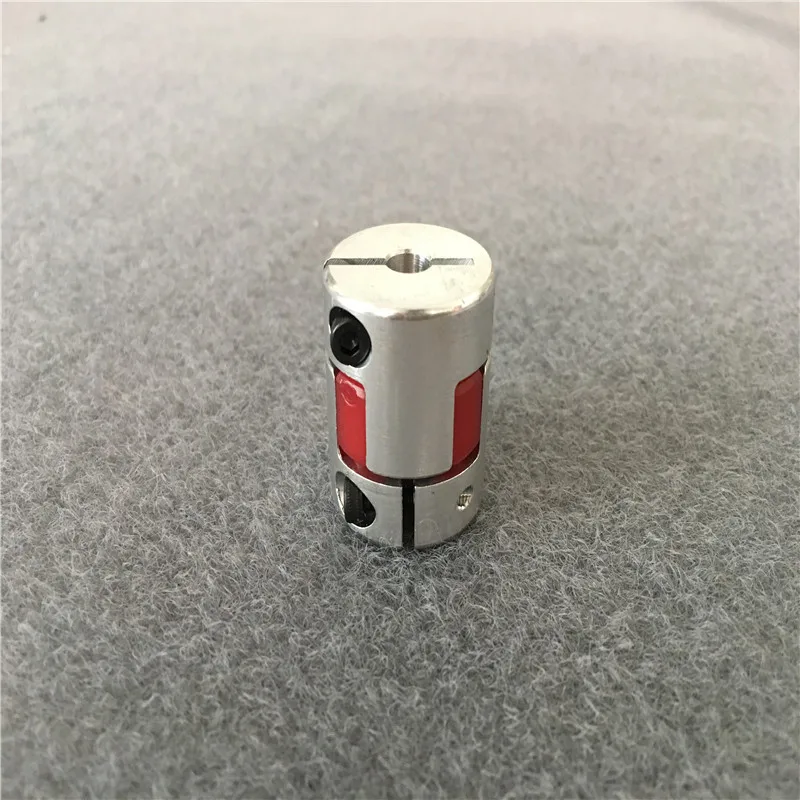 Free shipping 4pcs/lot   CNC Flexible Jaw Spider Plum Coupling Shaft Coupler  4/ 5/6/6.35/8/9.5/10/12mm