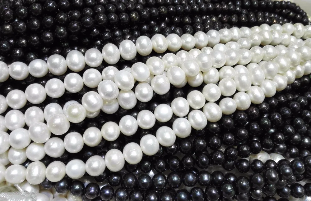 Wholesale Real Pearl Bead 11-13mm White Natural Freshwater Pearl loose beads Free Shipping Handmade Gift