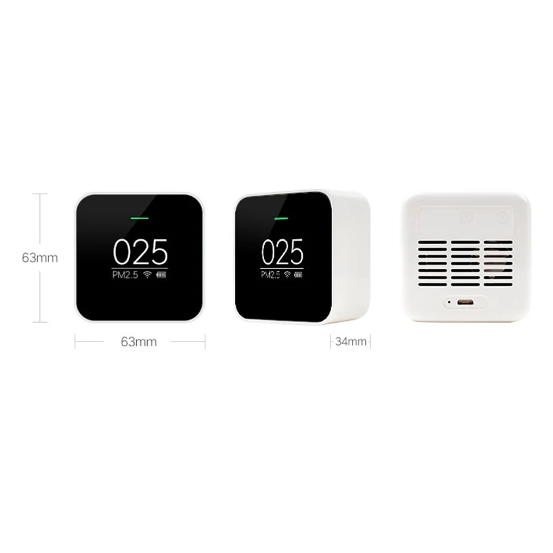 xiaomi Original PM2.5 Detector Sensor Air Quality Monitoring High-precision Laser Sensor OLED Screen Smart Home Drop shipping