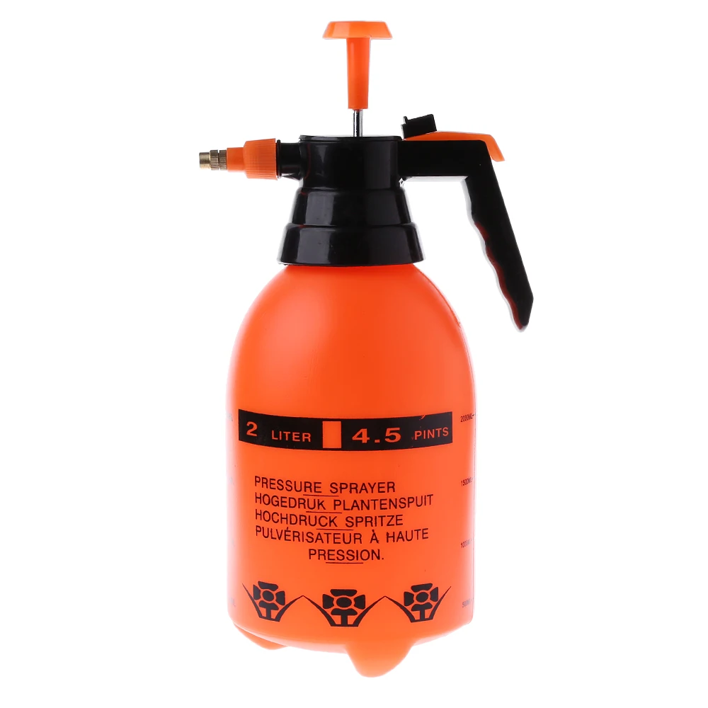 

2L Car Washing Hand Pressure Sprayer Bottle Auto Clean Pump Pressurized Spray Pot High Corrosion Resistance