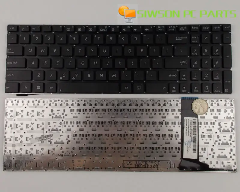 New Genuine Keyboard US Version For ASUS For N56VZ-S4049V N56VZ-S4036V N56VZ-S4035D Laptop no backlit