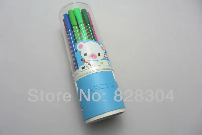 shipping baby started to learn brush 18PCS color inks can be washed