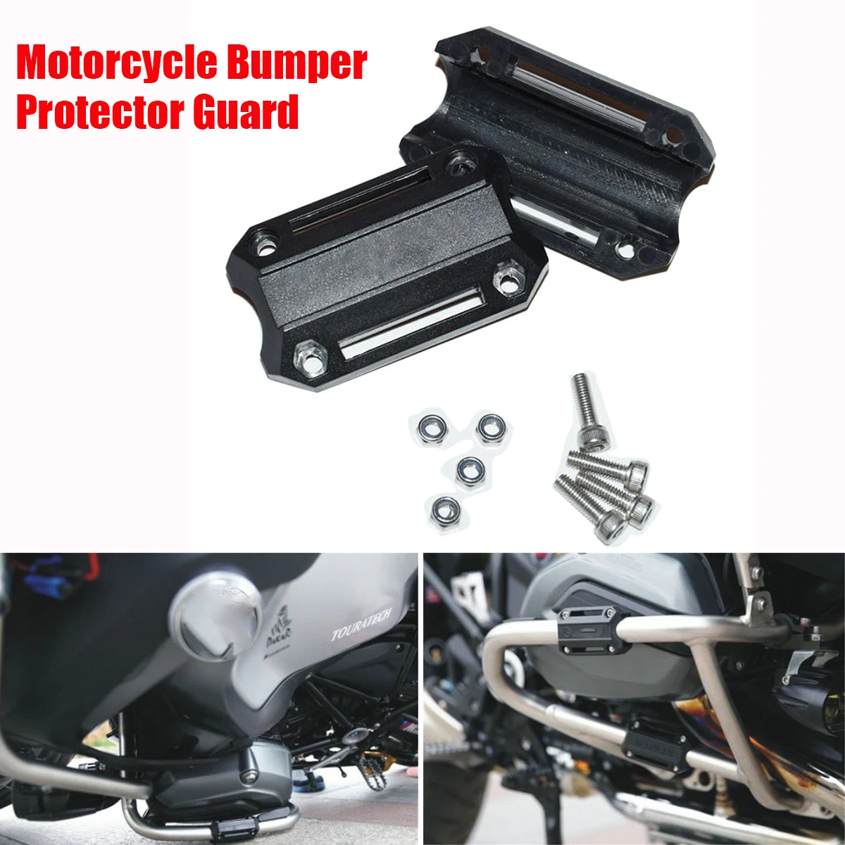 

25mm Motorcycle Bumper Engine Protective Guard Crash Bars Decorative Block Dismantling Suitable for BMW R1200GS LC adv F800GS