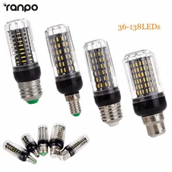 New 4014 SMD E27 E14 E12 LED Corn Bulb Light 36LEDs 72LEDs 96LEDs AC 220V 110V Lamp Spotlights 12W 20W 25W 30W led Lamprada
