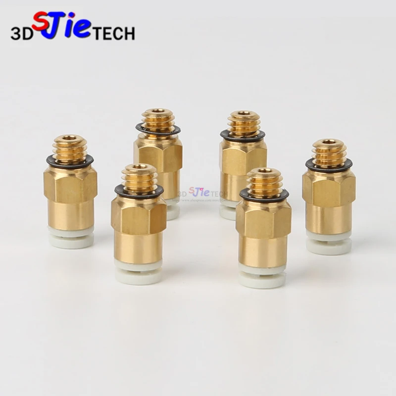 

10pc Reprap bowden extruder One-touch Pneumatic fittings joint 4*2 mm KJH 04M6 for 1.75 mm creality cr-10 other 3D printer parts