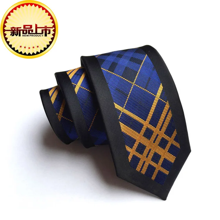 Corbatas ajustadas de 6cm para hombre, corbata estrecha de boda de estilo británico, regalos de moda informal, novedad