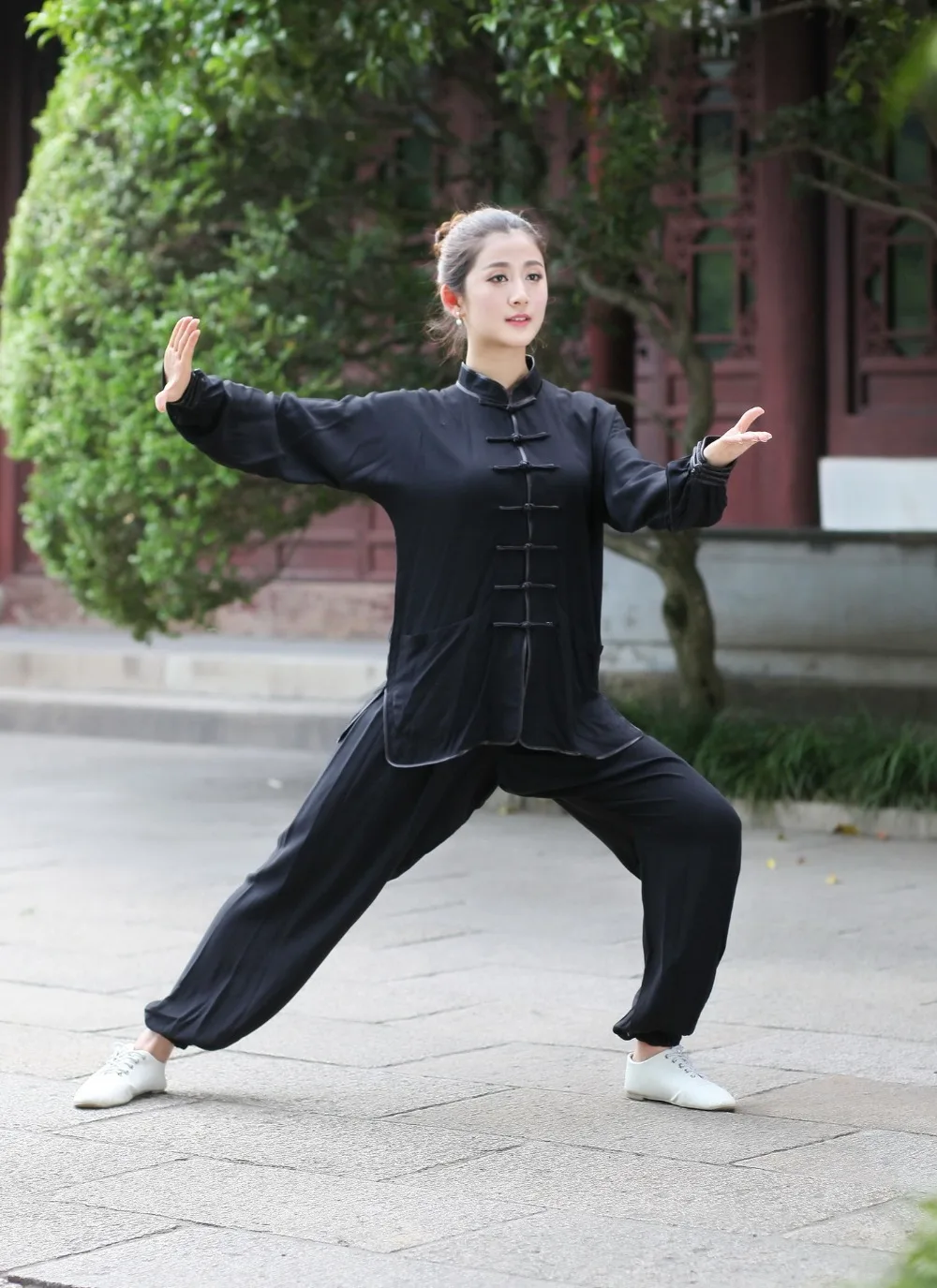 Shanghai Story new sale Chinese Kung Fu Suit Women Tai Chi Clothing 100% Cotton Art Uniform taiji wushu kung fu taiji clothing