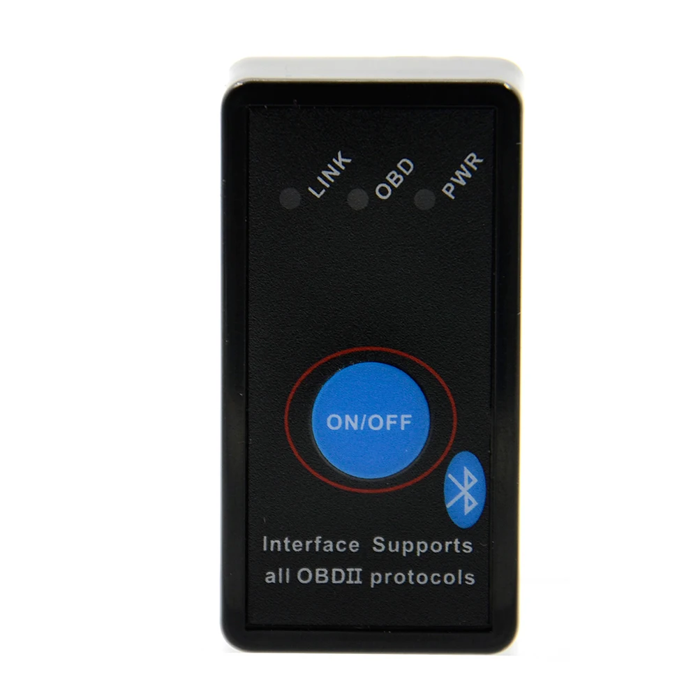 Mini ELM327 Bluetooth V2.1 with Switch ODB2 ODBII OBD II ELM 327 Tester Car