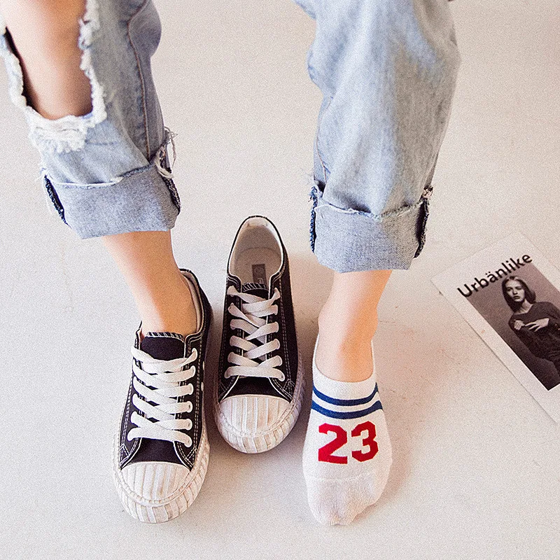 Summer Woman Cotton Invisible Stripe Motion Socks Low Ankle Sock boy boat casual slippers 1pair=2pcs ws116