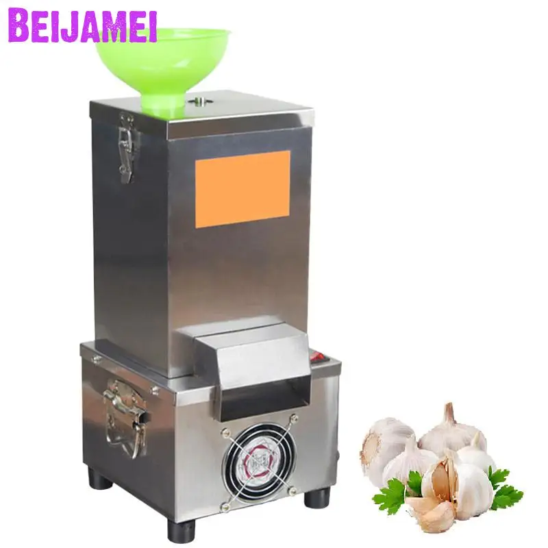 BEIJAMEI New stainless steel commercial home garlic peeler electric garlic dry peeling machine for sale