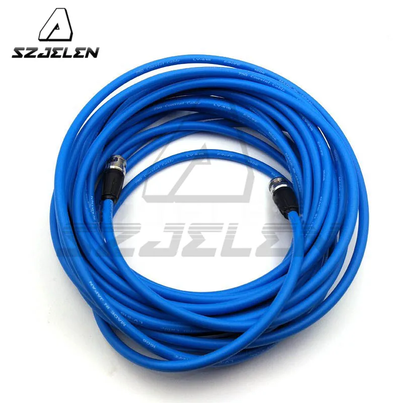 Imagem -03 - Coaxial Video Macio para o Cabo de Neutrik Bnc Canare Lv61s 75ohm hd Sdi Pigtail Comprimento do Cabo 20m