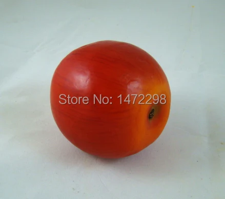 2pcs big artificial scarlet apples faux fruit fake food house decor Sketching tool artificial flower ornament