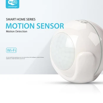 NEO WiFi PIR Motion Sensor Smart Home Alarm System Super Mini Shape White PIR Sensor Infrared Alarm Detector