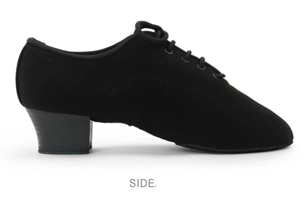 2026 MÄNNER SCHUHE Beruf Latin Dance Ballsaal Schuh Modernes weiches Rindsleder Premium Oxford Stoff Absatz 4,5 cm BD417 Authentisch heiß – Detail 8