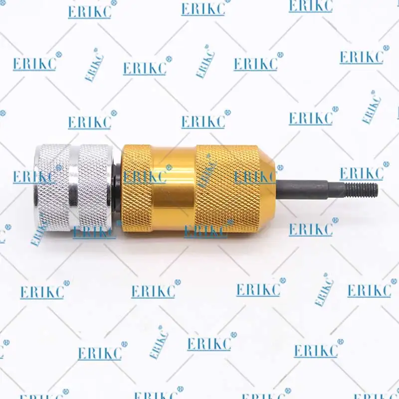 ERIKC Fuel injector electromagnetic valve Armature lift measuring seat tool Over lift measuring tool For 0445120** injector