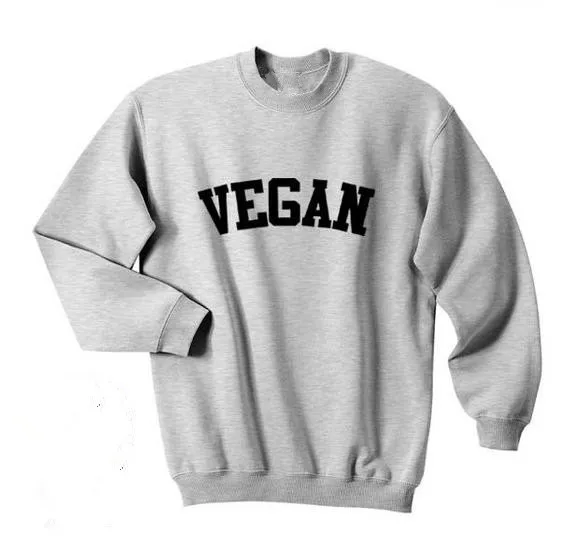 Sugarbaby Vegan Fashion Hipster Top Crewneck Sweatshirt Unisex Fashion Cute Jumper Long Sleeve Pullover High quality Casual Tops