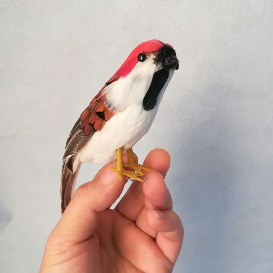 本物のlife-鳥の羽,15 cm,着色されたパサート,手作りの庭の装飾アクセサリー,h0938