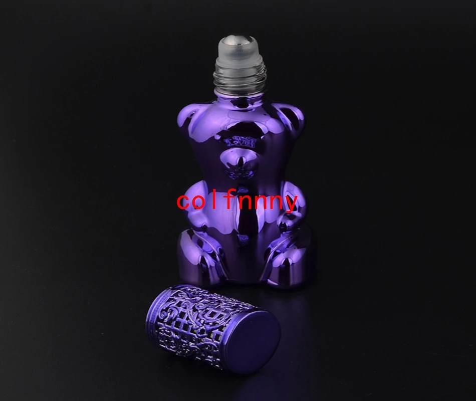 200pcs/lot Fast Shippng 12ML Empty Mini UV roll on bottles for essential oils Refillable perfume bottle deodorant containers