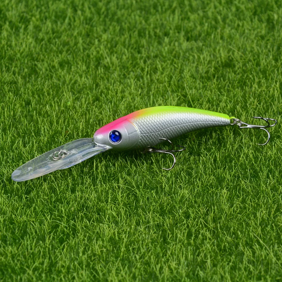 LINGYUE New Arrival 1PCS Fishing Minnow Hard Wobbler 10cm/9g Plastic Crankbait Fish Artificial Bait Bass Pike Crank Lure