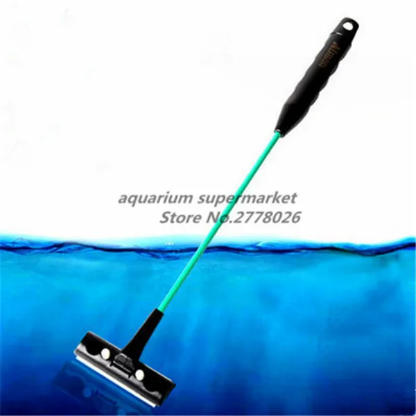 

HONGYI 1 piece glass easy to use long handle algae scraper fish tank scraper cleaning tool for aquarium