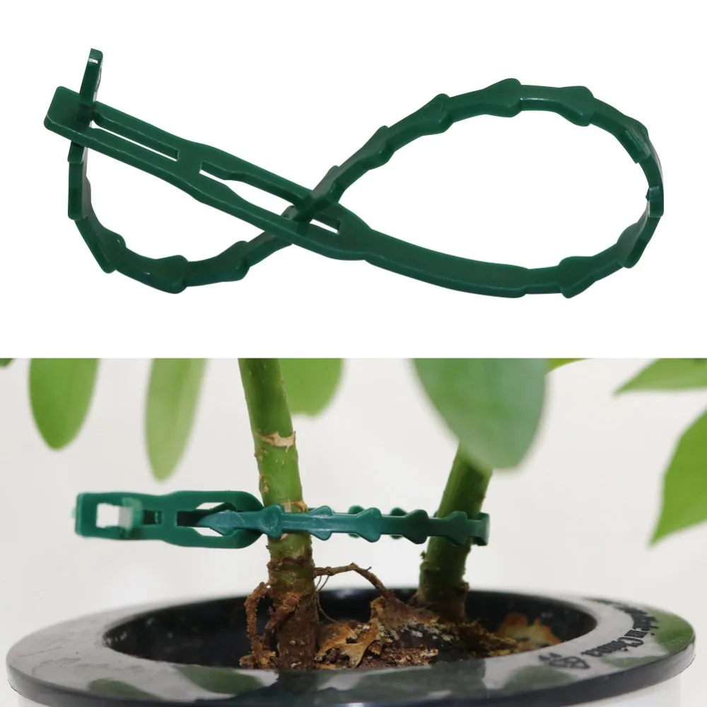 

Agriculture Adjustable Plastic Plant Cable Ties Reusable Cable Ties for Garden Tree Climbing Support 1500 Pcs