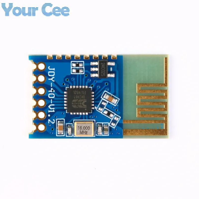 JDY-40 2.4G Trasmissione porta seriale wireless Ricetrasmettitore e modulo di comunicazione remota IO TTL Fai da te elettronico per Arduino