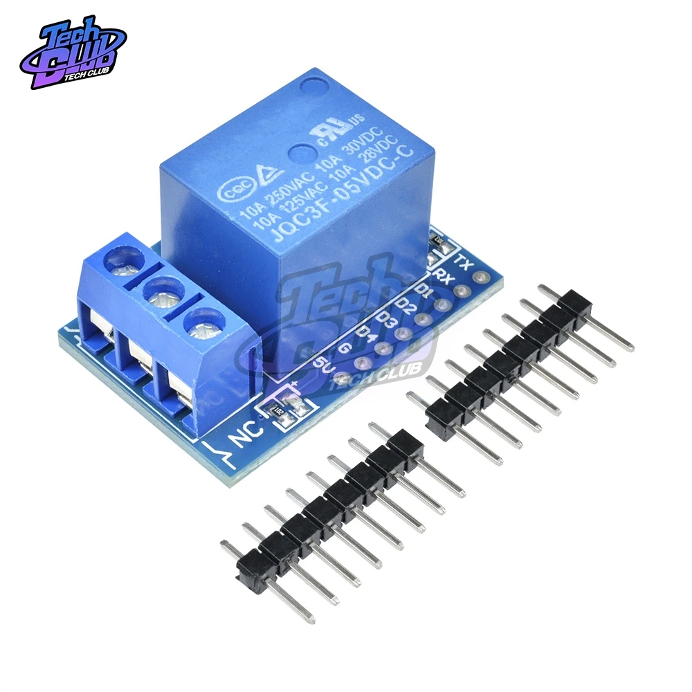 Un canale Wemos D1 Mini relè Shield per Wemos D1 Mini modulo relè per Arduino ESP8266 scheda di sviluppo 1 canale