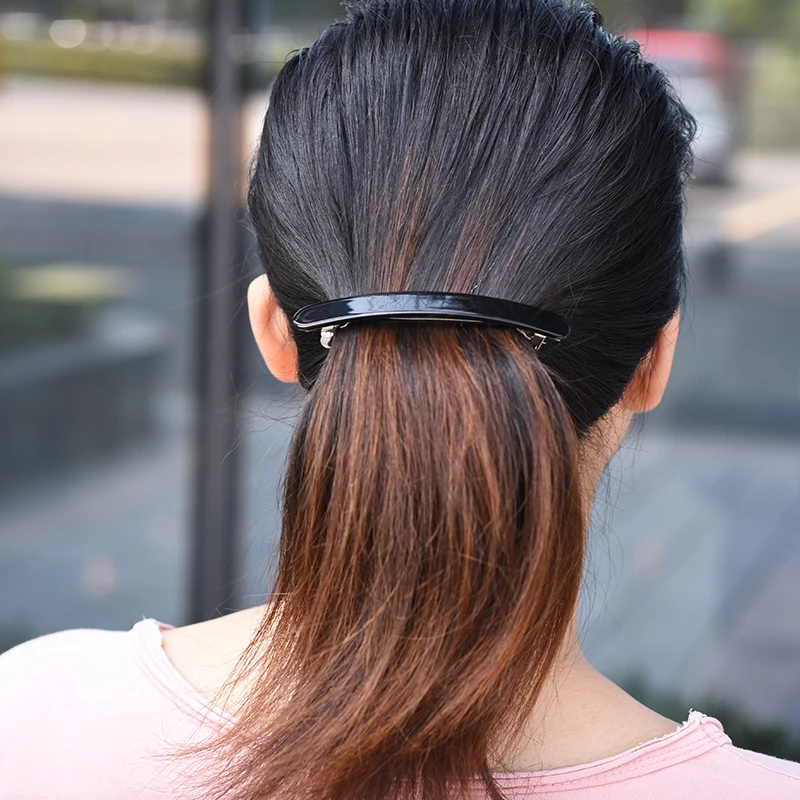 Women headwear cute hair clip super large vintage hair barrette thick ponytail clamp  fashion hair accessories for women