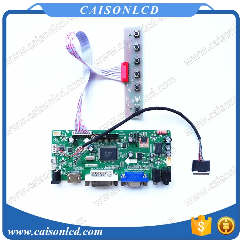 DVI VGA AudioLCD controller board support B089AW01 V2 8.9 inch LCD screen 1024*600