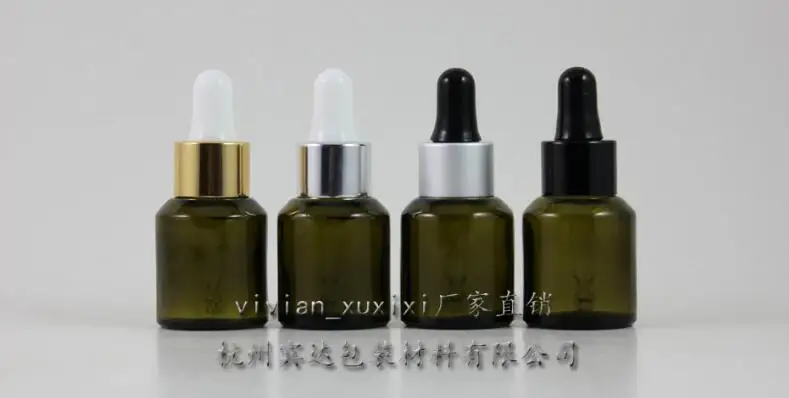 

wholesales 50pieces empty 15ml light green round dropper bottle, glass 15 ml dropper essentical oil bottle,glass dropper bottle