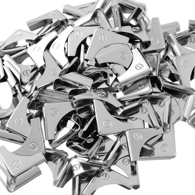 ألبومات زخرفية لسكرابوكينغ ، واقيات زاوية ، إكسسوارات أثاث 2 × 1.1 سنتيمتر ، 1000 قطعة