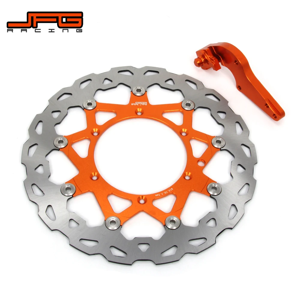 320MM Front Brake Disc Rotor Bracket Adaptor Adapter For KTM EXC XC XCW XCF SX SXC SXS GS MX MXC LC4 2000-2012 Motard Supermoto