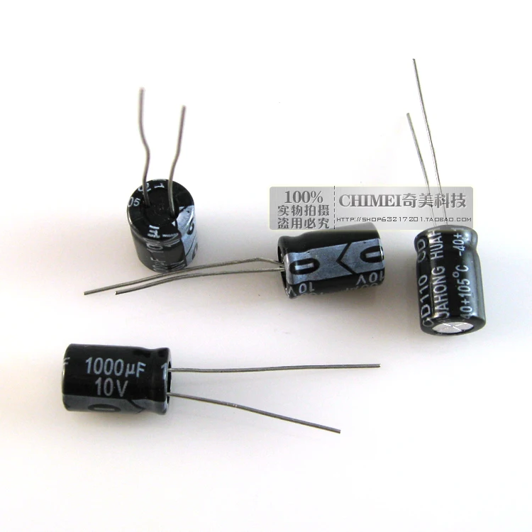 Electrolytic capacitor 1000UF 10V Volume 8X12MM Capacitor 8 * 12mm