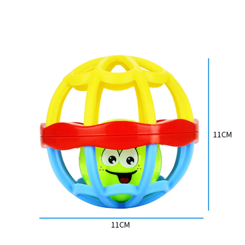 Sonajero de juguete para bebé, bola rodante, campana, bola temblorosa suave, carro para niños, colgante de dibujos animados, andador