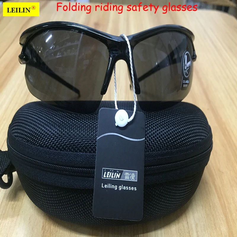 LEILIN black Outdoor models protection glasses fashion Lightweight airsoft glasses Anti-shock Anti-UV cycling glasses