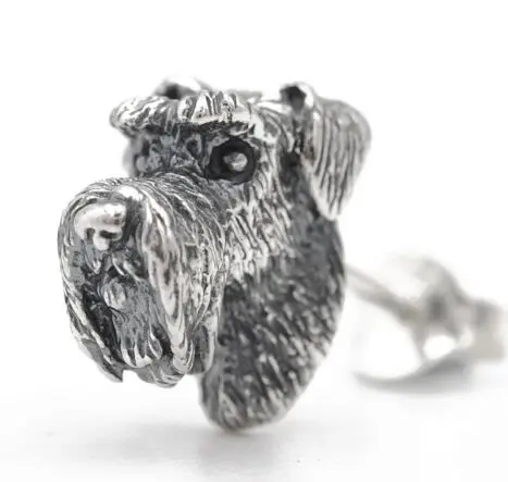 Cute Schnauzer Dog Stud Lovely Pet Terrier Women Jewelry Earring Fashion Animal Hot Ear Pendant Gifts