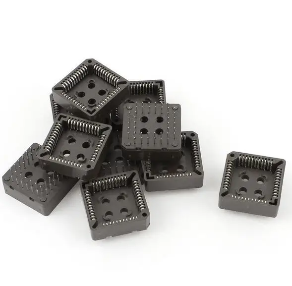 Through Hole Mounting PLCC44P PLCC 44Pin DIP IC Sockets 10 Pieces