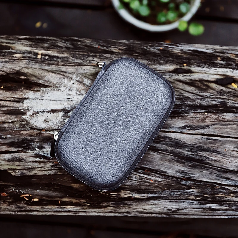Shanling-ヘッドホン用のc3ファブリック収納ボックス,m0/m1/m5sプレーヤー用の広いスペース,ポータブル圧力ボックス,メッシュバッグ付きジッパー収納バッグ
