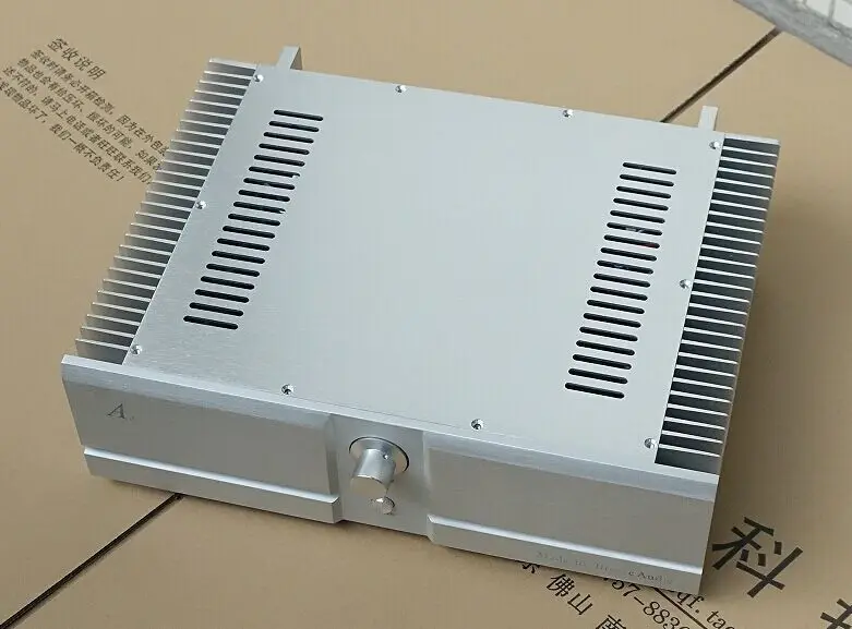 High-grade BZ4312A2 silver full Aluminum amplifier chassis BOX amp DIY case