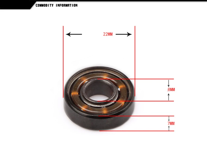 ABEC11 ILQ-11 Professional High Speed Inline Roller Skates Bearing 608 608RS PRO Skating Bearing Chrome Better ABEC-9 ILQ-9 EST