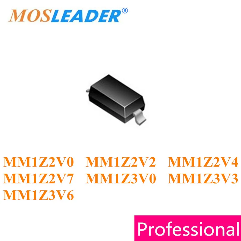 

Mosleader SOD123 3000 шт. MM1Z2V0 2 в MM1Z2V2 2,2 в MM1Z2V4 2,4 В MM1Z2V7 2,7 в MM1Z3V0 3 в MM1Z3V3 3,3 В MM1Z3V6 3,6 В 1206