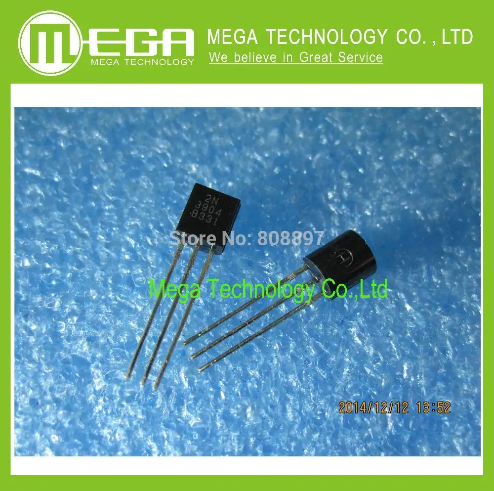 500PAIRS 2N3904 2N3906 TO-92(500 2N3904+500 2N3906) NPN PNP transistors