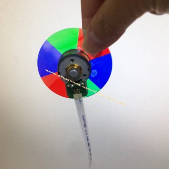 Projector color wheel for Mitsubishi WD-82640, 82740, 82840, 82738, 82838, 6 segments 46mm(Red-Green-Blue )